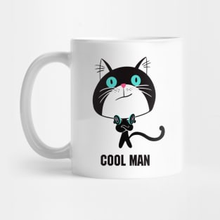 Cat "Cool man" Mug